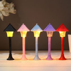 13cm Model LED Street Lamp Lighting Single Head Train Layout Toys Craft Figurine Ornament Doll Miniature Fairy Garden Decor