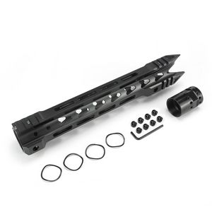 Wholesale 15 free float handguard quad rail for sale - Group buy Scopes quot L AR15 Mlok Handguard Nut Super Slim Fittings Quad Rail Free Float Picatinny Rail Scope Mount Accessories