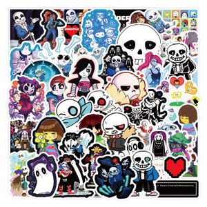 50pcs Oyun Undertale Stickers Graffiti Çocuk Oyuncak Kaykay Araba Motosiklet Bisiklet Çıkartması Çıkartmalar Toptan