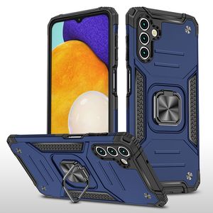 Heavy Duty Hybrid Ring Stand Military Grade Magnetic Cases For Samsung S22 Plus Ultra A03S A03 Core A13 4G A23 A33 A43 A53 A73 5G Infinix Smart 4 Hot 9 10 Play Note 7 Zero 8