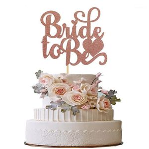 Altre forniture per feste festive Grande Champagne Bride To Be Cake Toppers Decorazione squadra nastro d'oro per addio al nubilato Matrimonio 2022