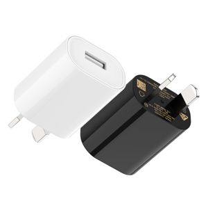 Universal Single Port Wall Charger 1A 2A AU Plug Travel Home Adapter Power Adapter dla Samsung Xiaomi Cell Fones