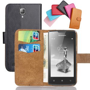 Dla Lenovo A1000 Case Kolory Flip Soft Leather Crazy Horse Phone Cover A Stand Case Funkcje Karty Portfel