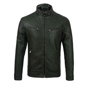 Pu-lederbekleidung Männer Dunkelblau Dicken Flauschigen Motorradjacke Kunstleder Große Größe Moto Biker Männlich Winter Haarige Jacke 3xl L220725