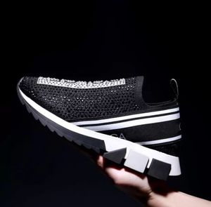 Mens Casual Sapatos Couro para Meninas Esportes Mulheres Esportes Black Blue Fashion Confortável Vestido de noiva branco plano