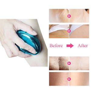 Physical Hair Removal Crystal Glass Painless Home Use Epilator Beauty Depilation Tool For Men And Women Full Body Washable Reusable