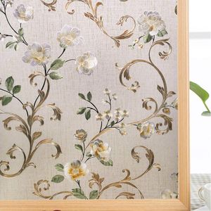 Window Stickers Decorative Glass Sticker Self-adhesive Tint Films Stained For Home OfficeWindow StickersWindow