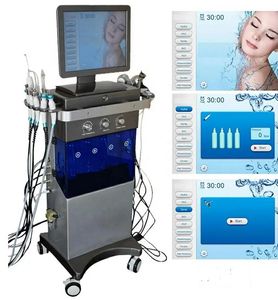 Мощный 11 в 1 H2O Машина для лица Aqua Face Clean Microdermabrasion Профессиональное кислородное оборудование для лица кристаллическое алмаз