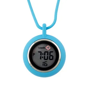 Pocket Watches titta elektronisk digital söt miljövänlig silikon sling hängande nack mode femalepocket watchespocket