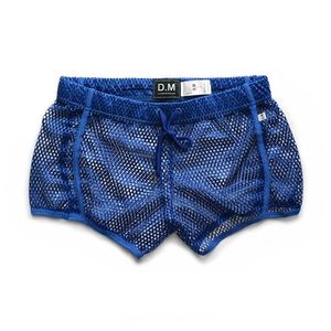 男性の下着ゲイのパンツボクサーホム中空カットセクシーな男性下着ropaのインテリアホームブレBoxershortsルーズクエッカマスコリン220423