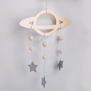 Objetos decorativos Figuras nórdicas Planet Star Cloud Rain Troping Ornamentos pendurados Decoração de decoração de parede para crianças decoração de berçário Pogra