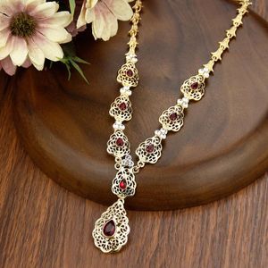 Pendant Necklaces Neovisson Luxuriant Crystal Necklace Wedding Jewelry For Delicate Women Morocco Ladies Favorite Gift