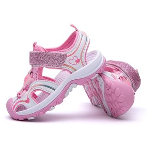 Летние детские сандалии для девочек, 4-12 лет мальчики дети пляжные ботинки мода малыши сандалии EUR размер 26-37 220425