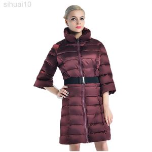 Fashion Winter Keep Warm Down Coat in cotone Donna New Parka allentato Giacca addensare Cappotto in cotone nero lucido L220730