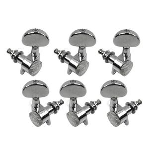 Wholesale guitar tuning pegs parts resale online - 1Set Right Inline Guitar Locking Tuning Pegs Tuner Machine Head for Fender Strat Tele Guitar Parts Replacement Big Butto266z