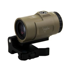 Trijicon 3x Magnifier Optics Scope with Flip to Side Quick Release Mount Tactical Hunt Rifle Sight Fit 20mm Rail