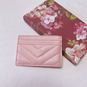 Moda hurtowa posiadacze kart damskie męskie torebki projektant wysokiej jakości torebka karty kredytowe monety Mini portfele z pudełkiem