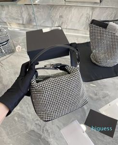 2022-HOT NYA Väskor Designer Bling Buling Dinner Bag Evening Aw Womens Glitter Diamond Clutch Bags Lady Shiny Rhinestone Poule Poule Purse