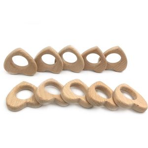 Gorący Noworodka Prezent Dziecko Drewno Gryzak Drewniany Kształt Heart Kształt Ząbkowanie Zabawki Organic Baby Toy Baby Teether Najlepszy prezent