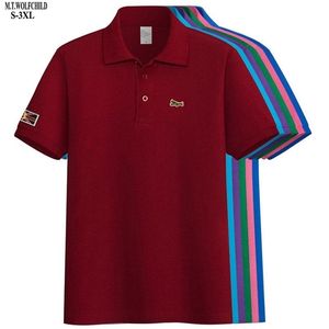 Hohe Qualität Herren Kurzarm Polos Shirts Casual-Design Marke Baumwolle Polos Homme Mode Sommer Sportswear Männlichen Tops 220706
