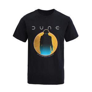 Camisetas masculinas Mens camiseta Dune Movie 2022 Frank Herbert Ficção científica Lazer algodão camiseta curta Tops Casualmen's