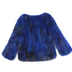 2021 New Genuine Fur Coat Women Women Real Raccoon Pur