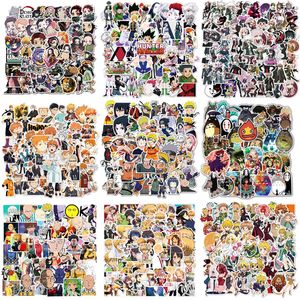 50Pcs Hot Anime Stickers Waterproof Vinly Sticker Skate Accessories For Skateboard Luggage Suitcase Water Bottles Laptop Helmet Phone Car Decals