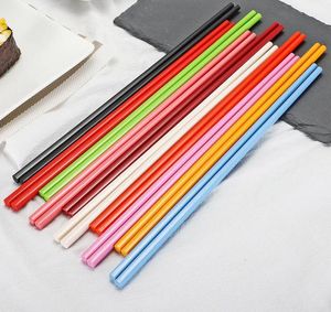 300pairs Färgglada melaminpinnar Chinese Chopstick Hotel Restaurant Special Eco-Friendly Chopstick Kitchen Table Seary SN4395