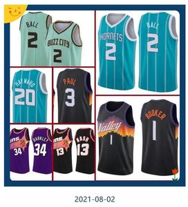 Chris Paul Devin Booker Steve Nash Basketball Jersey Charles Barkley Hayward Jerseys Lamelo Ball