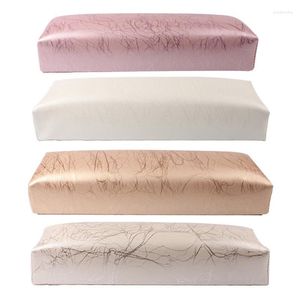 Nail Art Equipment Manicure Hand Pillow Rectangle Pu Leather Rest For Nails Cushion Salon Holder Armrest A Prud22