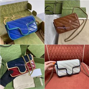 여자 웨딩 백 럭셔리 574969 476433 Marmont Shoulder Crossbody Bags 5A 실제 가죽 디자이너 패션 지갑 여성 핸드백