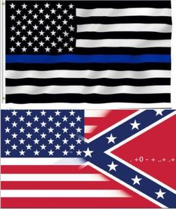 Wholesale thin blue line flags resale online - cm Law Enforcement Officers USA US American police thin blue line x5Fts Flag War Flag GCB14674
