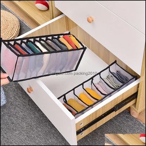 Scatole di stoccaggio bins Home Organization Houseke Garden Ll der Box Bra Closet Organizer DJ4