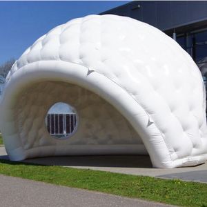 Personalizado atraente de 8m gigante igloo cúpula de tenda inflável com tendas com soprador CE/UL para festas ou eventos ao ar livre