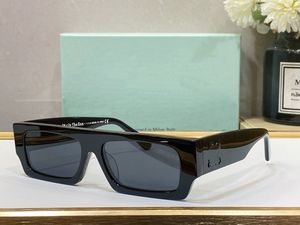 نظارات شمسية فاخرة مصممة للرجال والنساء على طراز OFF نظارات عصرية كلاسيكية لوحة سميكة بإطار أسود وأبيض مربع نظارات للرجال نظارة lunettes de Soleil homme