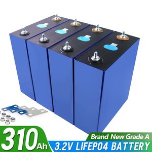 Grade A 3.2V 320AH 310Ah 280Ah Lifepo4 Battery LFP Cells DIY Depth Cycles 12V 24V 48V Lithium Batteries Pack With Busbars For Golf Cart RV Solar Home ESS