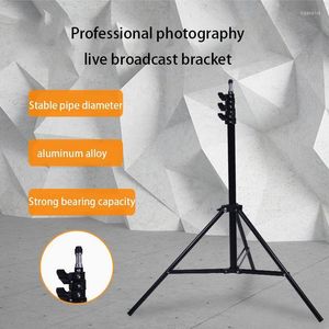 Tripods Telefone celular Broadcast Stand Câmera Câmera Tripé Bluetooth Vidra Light Video Pogra Shooting Clip Loga22