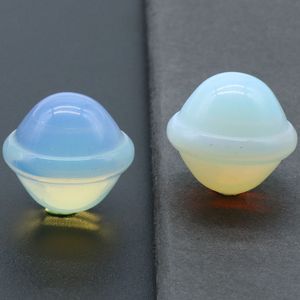 Accessori per gioielli fai da te con pietra preziosa non porosa a forma di osso di mela di caramella curativa di moda opalite all'ingrosso