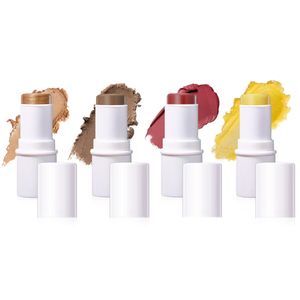 Contour и Highlight Stick Faceial Revice 3D многоработал удивительнее румяна Бронзерные палочки лица тело тело для затенения крем макияж