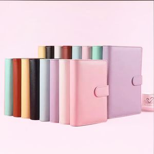 A6 A5 Breating Notebook Binder Notepad Loor Leaf Notebooks 12 Color