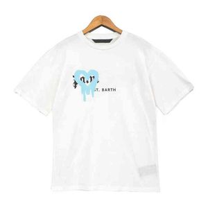 Designer märke palms änglar ängel t-shirt pa kläder spraybrev kortärmad vår sommarvatten män och kvinnor tee ag