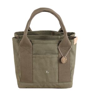 Handbags Brand Designer Top Grade Canvas Bento Picnic Lunch Lunchbox Hand Carry Bag Fashion Vintage Simple Shopping Totes Pouch RRE13508