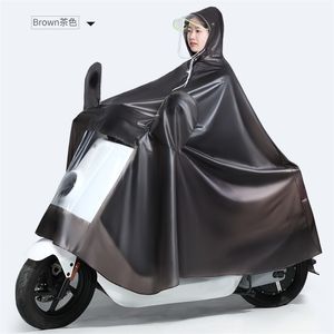 Nero generale bici impermeabile scooter impermeabile giacca di sopravvivenza all'aperto impermeabile in vinile portatile Regenjacke Rider Rainsuit JJ14 201015