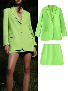 Zwei Stück Kleid frauen Anzüge Mit Rock Sets 2022 Mode Casual Blazer Jacke Und Mini Set Frau 2 Stück chic Weibliche SuitTwo TwoTwo