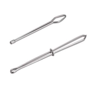 500set 2 pcs / set fácil-pull bodkin desgaste elástico fita cinta vestindo ferramentas de tecelagem de aço inoxidável threader obter citado clip pinça