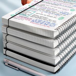 Notas de notas Kraft Paper A5 A6 B5 Notebook Supplies Desenho Desenho Notebooks Blank Line Grid Página Diário Planejador Notepadnote
