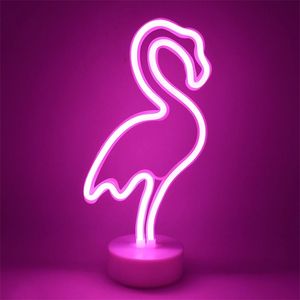 Altre forniture per feste di eventi Flamingo Unicorn Neon Sign LED Night Light Lamp per 220823
