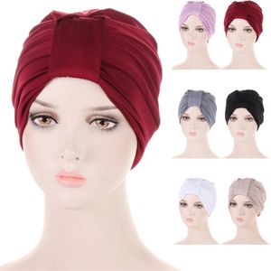 Muslim Women Cancer Turban Hijab Headband Inner Cap Chemo Hat Beanie Headscarf Headwear Wrap Cover Hair Loss Caps Accessories