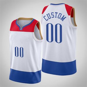 Bedruckte New Orleans Custom DIY Design Basketball-Trikots, individuelle Team-Uniformen, personalisierbar, mit beliebiger Namensnummer, Herren, Damen, Jugend, Jungen, weißes Trikot