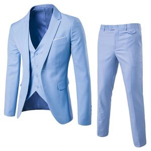 Formell kostymfickor Koreanska stilknappar Manschett Blazer Pants Män passar Attraktivt 220815